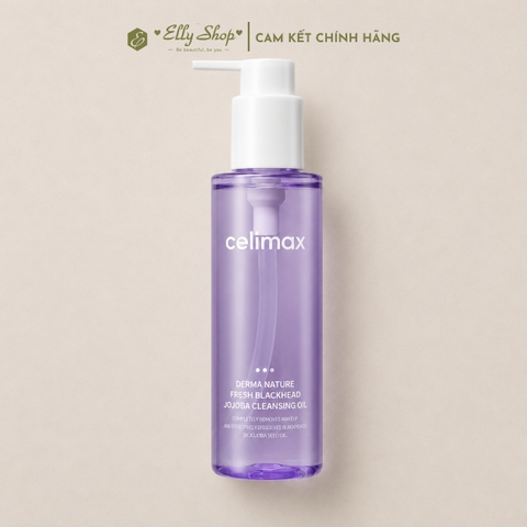 Dầu Tẩy Trang Celimax Derma Nature Fresh Blackhead Jojoba Cleansing Oil (150ml) - Làm Sạch Sâu, Giảm Mụn Đầu Đen