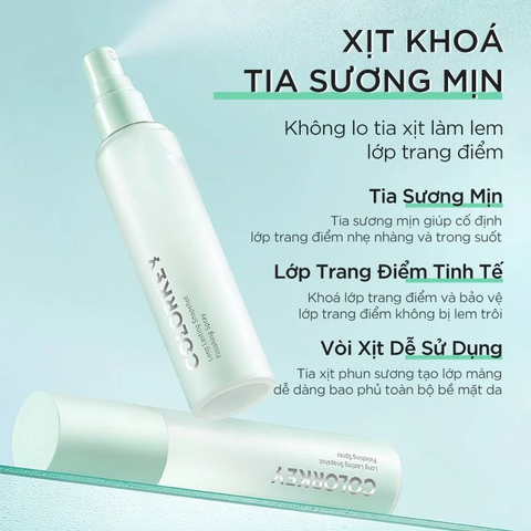 Xịt Khóa Nền Colorkey Snapshot Finishing Spray 100ml - Màu Xanh