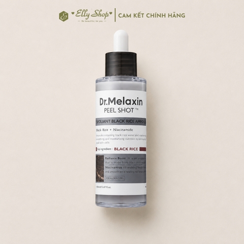 Tinh chất Dr. Melaxin Peel Shot Exfoliant Black Rice Ampoule 80ml