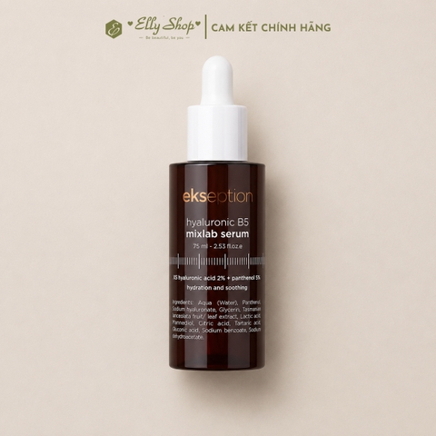 Tinh Chất Ekseption Hyaluronic B5 75ml -  Phục Hồi & Làm Dịu Da
