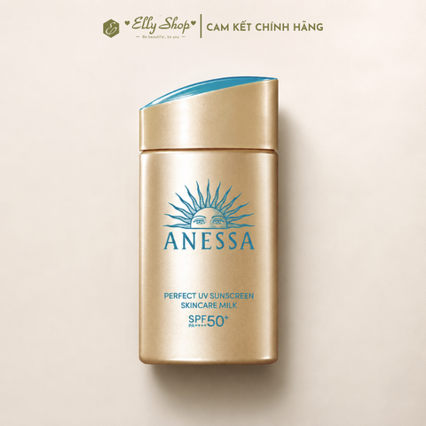 Sữa Chống Nắng Anessa Perfect UV Sunscreen Skincare Milk SPF 50+ PA++++ 60ml (Nâu)