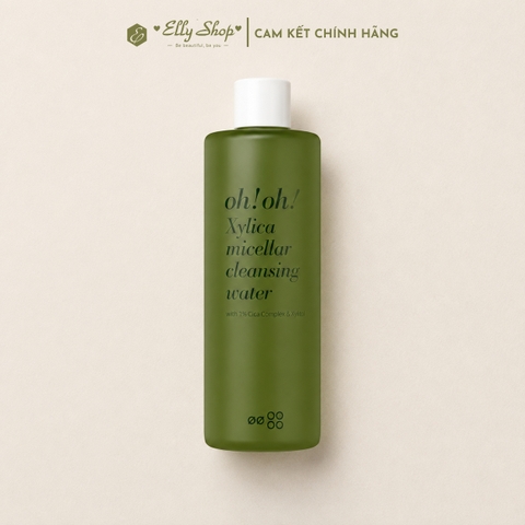 Nước tẩy trang oh! oh! Xylica Micellar sạch sâu, phục hồi da, không cồn 500ml