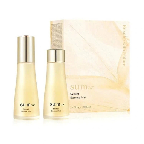 Xịt khoáng dưỡng da Sum37 Secret Essence Mist Su:m37 (60ml + 60ml)