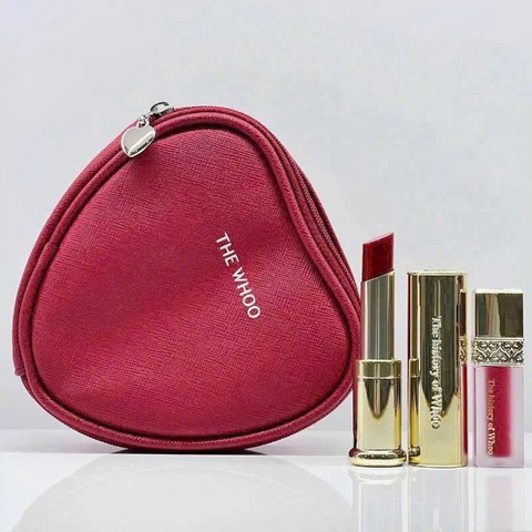 Bộ Son Dưỡng Môi Đông Y Whoo Mi Glow Lip Balm Set - Sắc môi căng mọng, tươi hồng tự nhiên