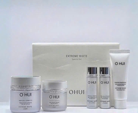 Set Kem dưỡng trắng da OHUI Extreme White Cream – dòng sản phẩm dưỡng trắng, mờ thâm nám và ngăn lão hóa