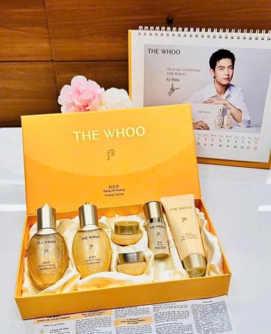 Set Dưỡng Da Chống Lão Hóa Đông Y The Whoo Gongjinhyang Firming Trial