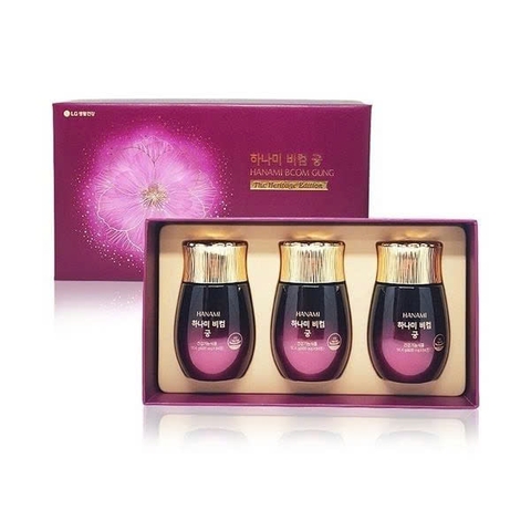 Viên Uống Chăm Sóc Sức Khỏe SHJW Hanami Bcom Gung 84 viên x 3 lọ - Bổ sung năng lượng – Giảm mệt mỏi – Dưỡng da, đẹp tóc, tăng đề kháng