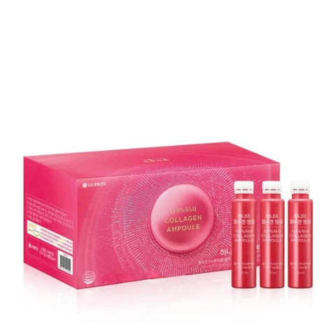 🌸 COLLAGEN DẠNG NƯỚC HANAMI COLLAGEN AMPOULE (Hộp 28 ống x 25ml) - Dưỡng da căng bóng – Ngừa lão hoá – Khỏe đẹp từ bên trong