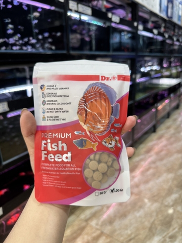 Thức ăn DR+ Brine Shrimp cám dán từ artemia 100g