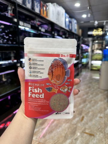 Thức ăn DR+ Tetra Flakes cao cấp dạng lá