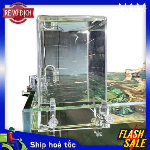 Box Acrylic VOONLINE - Box Úp Ngược Trang Trí Bể Cá