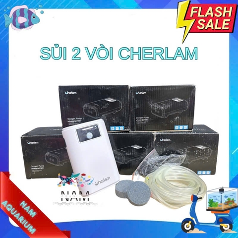 Sủi tích điện 2 vòi Cherlam USA-052 3W