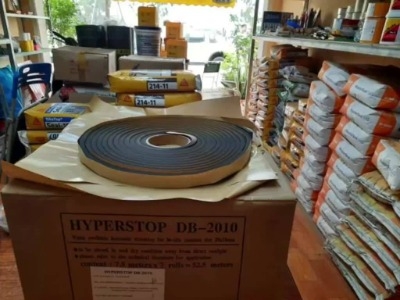 Thanh Cao Su Trương Nở Chống Thấm Hyperstop DB2010 TAIKO Chèn Mạch, Cổ Ống Thoát Sàn | Dài 1m