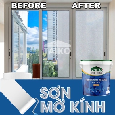 Sơn Mờ Kính DURA GLASS – Giải Pháp Chống Nhìn Trộm, Bảo Vệ Không Gian Riêng Tư