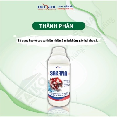 Sơn Chống Thấm Hồ Cá, Hồ Xi Măng, Thùng Xốp DURA SAKANA | An Toàn Cho Cá – Bền Màu Lâu Năm