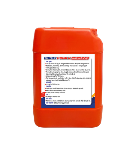 DURAX PRIMER – Lớp Lót Chống Thấm 1 Thành Phần Tăng Bám Dính Cho Mọi Bề Mặt Bền Lâu 10 Năm