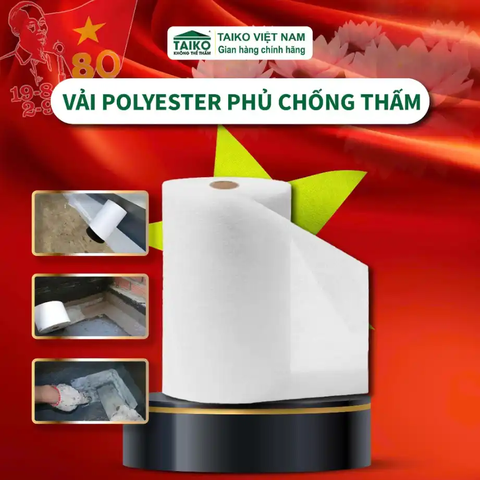 Vải Polyester, Vải Gia Cố Chống Thấm Mái Nhà, Sàn, Khe Nứt