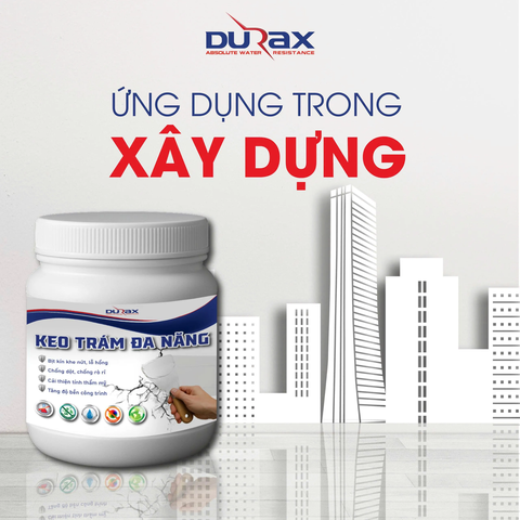 Keo Vá Tường DURA – Giải Pháp Trám Vá Khe Nứt, Lỗ Hổng, Chân Chim Hiệu Quả Trước Khi Sơn
