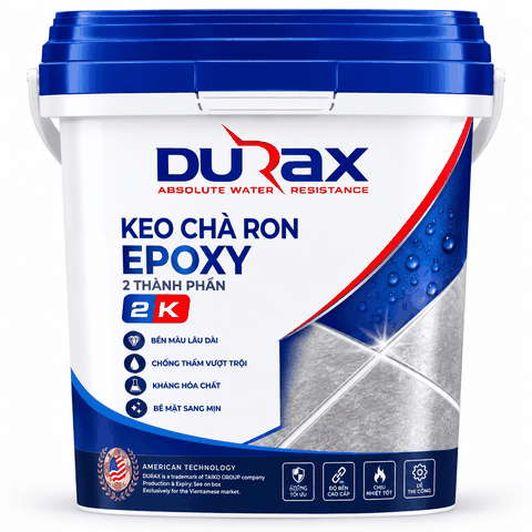 Keo Chít Mạch DURAX 2K V6 Chà Ron Chống Thấm, Bền Đẹp