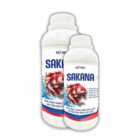 Sơn Chống Thấm Hồ Cá, Hồ Xi Măng, Thùng Xốp DURA SAKANA An Toàn Cho Cá – Bền Màu Lâu Năm