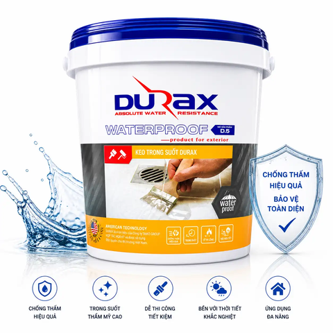 Sơn Chống Thấm Trong Suốt DURAX D5 Đa Năng