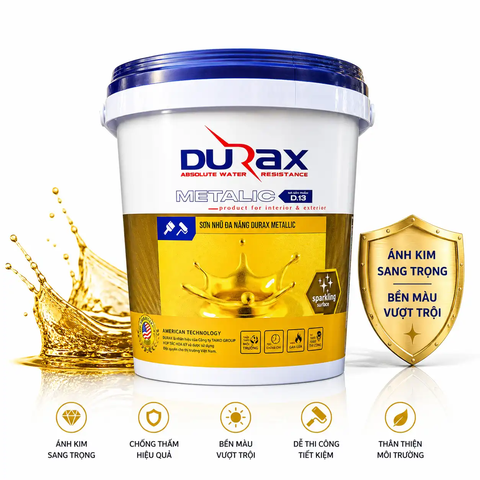 Sơn Nhũ Ánh Kim DURAX METALLIC Tăng Đẳng Cấp Không Gian