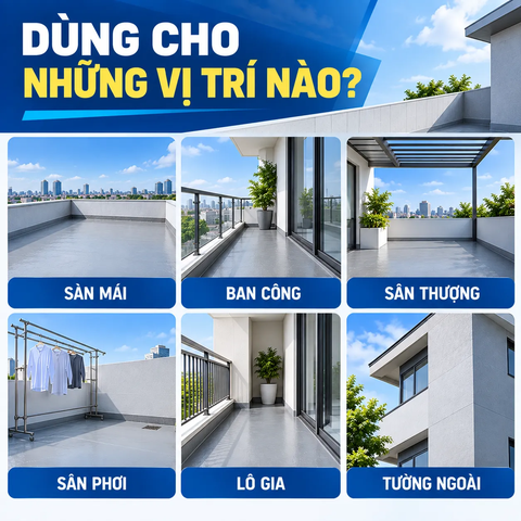 DURAX AC01: Chống Thấm Cao Cấp Pha Xi Cho Tường, Sàn Mái