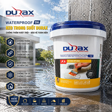 Sơn Chống Thấm Trong Suốt DURAX D5 Đa Năng
