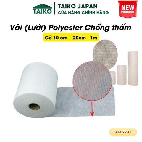 Vải Polyester, Vải Gia Cố Chống Thấm Mái Nhà, Sàn, Khe Nứt