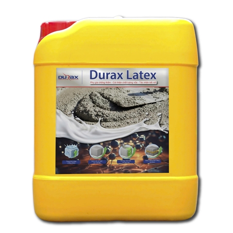 DURAX LATEX – Phụ Gia Tăng Cường Chống Thấm, Kết Nối Xi Măng & Vữa