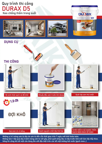 Sơn Chống Thấm TAIKO Trong Suốt Đa Năng