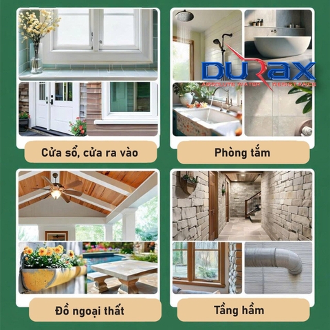 Sơn Chống Thấm Trong Suốt DURAX D5 Đa Năng