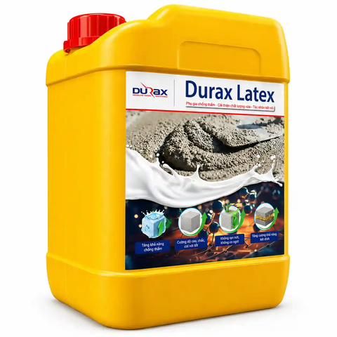 DURAX LATEX – Phụ Gia Tăng Cường Chống Thấm, Kết Nối Xi Măng & Vữa