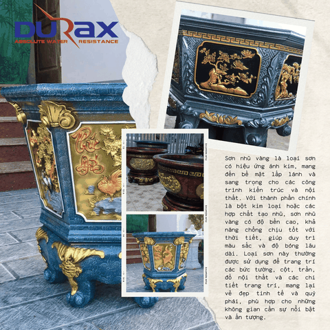 Sơn Nhũ Ánh Kim DURA METALLIC Tăng Đẳng Cấp Không Gian