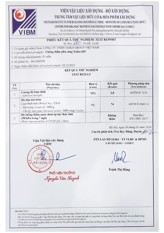 Sơn Chống Thấm Trong Suốt TAIKO 669 – Bảo Vệ Mái Ngói, Tường Gạch, Đá Trang Trí, Gỗ