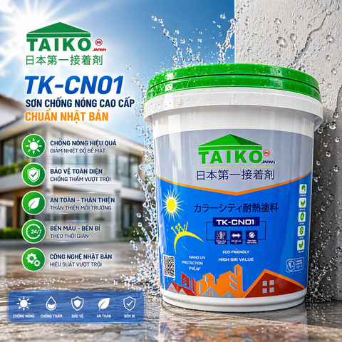 Sơn Chống Nóng TAIKO CN01 – Giải Pháp Cách Nhiệt Hiệu Quả Cho Mái Tôn Và Nhà Xưởng