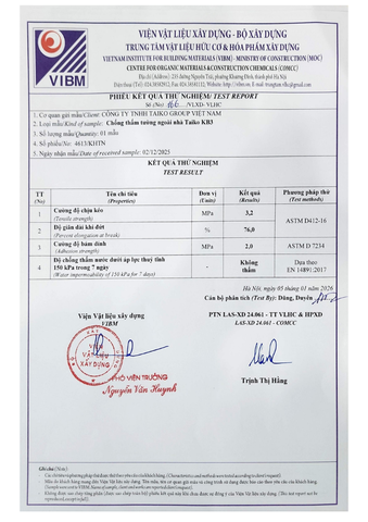 Sơn Chống Thấm Tường Đứng TAIKO KB3 – Gốc Nước, Không Pha Xi Măng, Bền 10 Năm