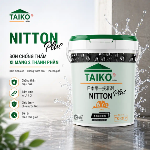 Sơn Chống Thấm 2 Thành Phần Gốc Xi Măng TAIKO NITTON PLUS