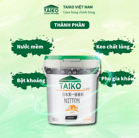 Sơn Chống Thấm Taiko Nitton – Chuyên Dụng Cho Sàn Mái, Tường Ngoài