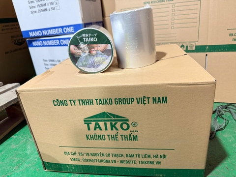 Băng Keo Chống Thấm Siêu Dính TAIKO – Dán Tôn, Dán Kính, Chống Dột Cấp Tốc