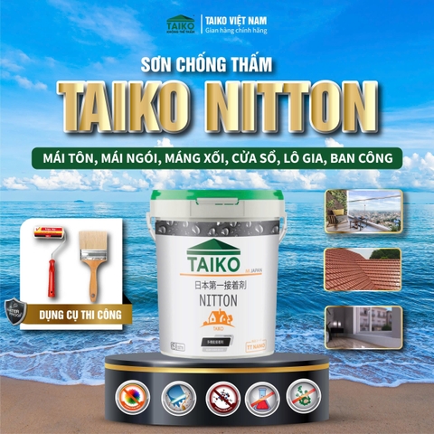 Sơn Chống Thấm Taiko Nitton – Chuyên Dụng Cho Sàn Mái, Tường Ngoài