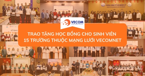 VECOM thúc đẩy phát triển nhân lực kinh tế số qua chương trình học bổng tại 15 trường đại học