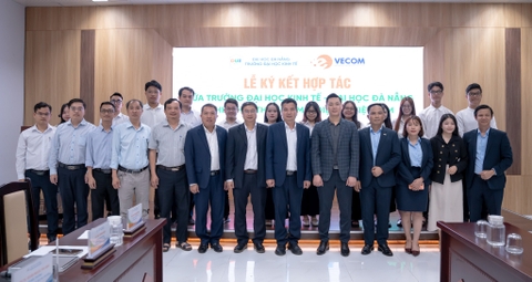 VECOM ký kết hợp tác với Trường Đại học Kinh tế – Đại học Đà Nẵng, thúc đẩy đào tạo nhân lực cho kinh tế số