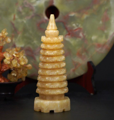 Tháp Văn Xương 9 tầng màu vàng phong thủy _KBPT27