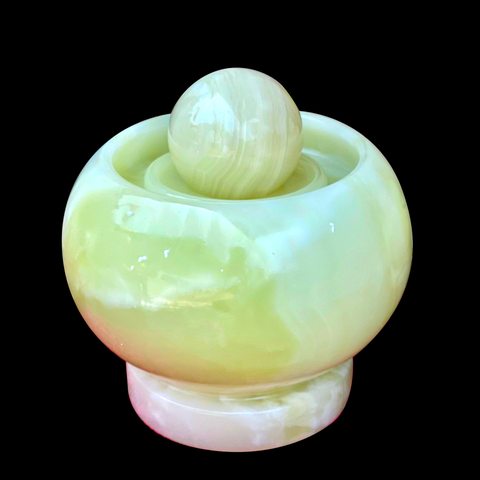 Phong Thủy Luân Đá Cẩm Thạch Màu Xanh – Biểu Tượng Tài Lộc & Sức Khỏe_ KBPT07