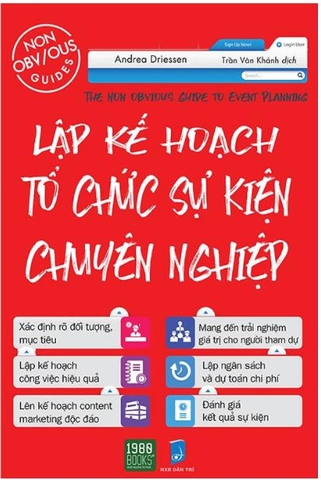 Sách: Lập Kế Hoạch tổ Chức Sự Kiện Chuyên Nghiệp