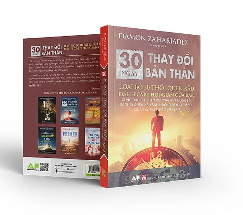 Sách : 30 Ngày thay đổi bản thân-Loại bỏ 30 thói quen xấu đánh cắp thời gian của bạn