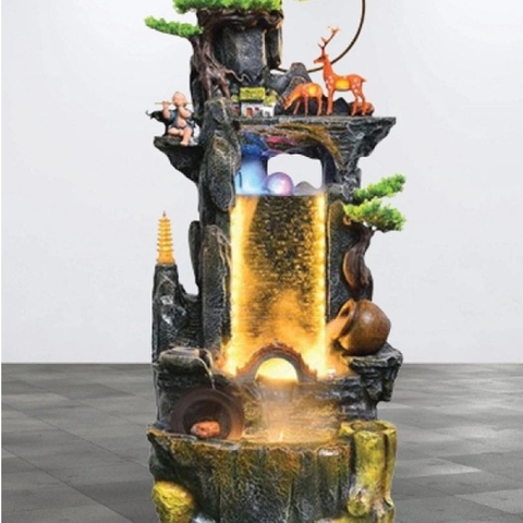 Tiểu Cảnh Hòn Non Bộ Kết Hợp Thác Nước _KBPTTN043 – Hòa Quyện Giữa Truyền Thống Và Thiên Nhiên