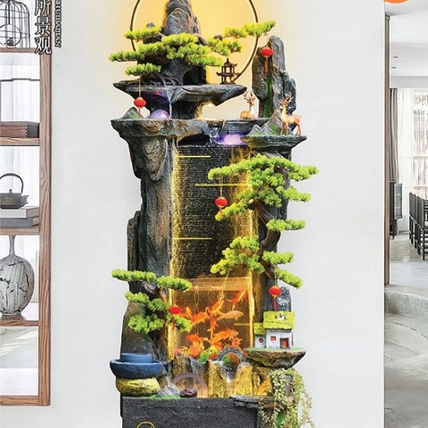 Tiểu Cảnh Non Bộ Kết Hợp Nuôi Cá Thủy Sinh _KBPTTN044 – Biến Không Gian Thành Chốn Thanh Tịnh