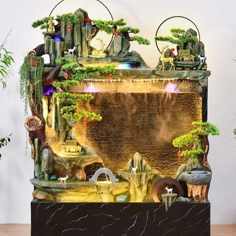 Thác Nước Phong Thủy Đôn Hoàng Nguyệt Sương _KBPTTN049 – Khơi Dậy Vượng Khí, Dẫn Lối An Nhiên